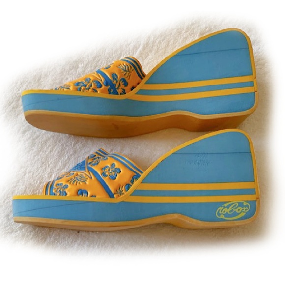 Vintage 90's NOBOX Platform Sandals - Picture 3 of 10